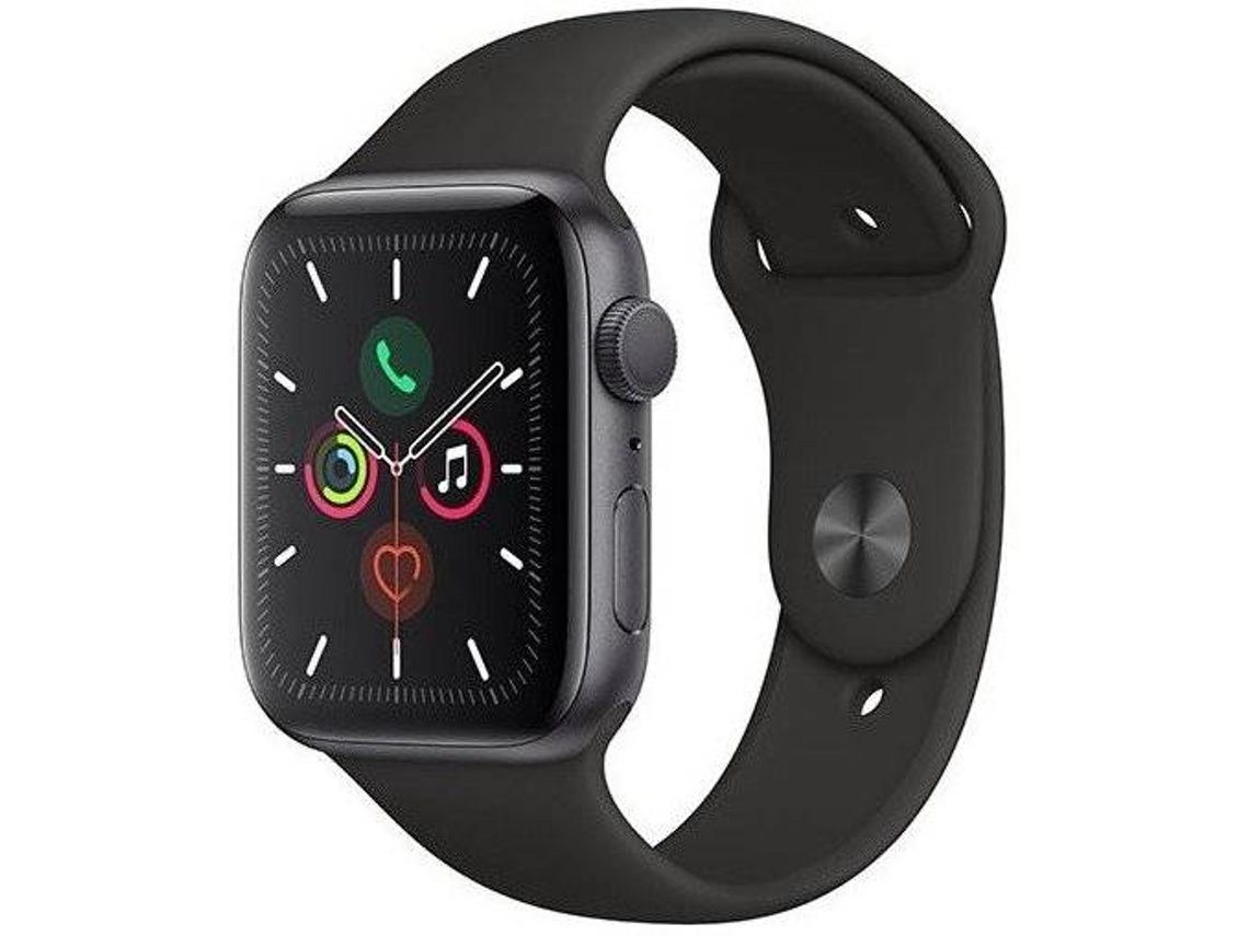 APPLE Watch Series 5 GPS (Recondicionado Flippers Marcas Mínimas - 40 mm - Alumínio Cinzento Sideral, Preto)