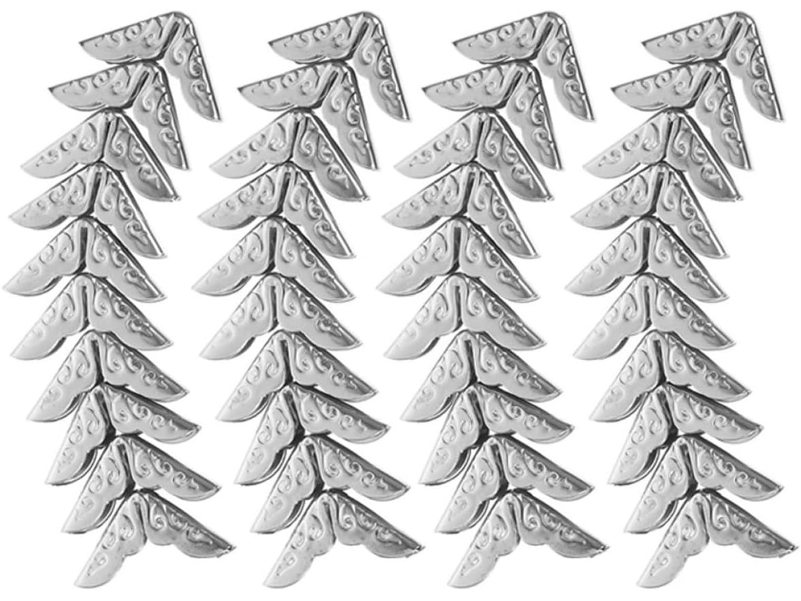 Magiclulu 40 Peças Protegidas - Moedas Livres Em Metal Argenté - Bordas Decorativas Sólidas E Epaisses