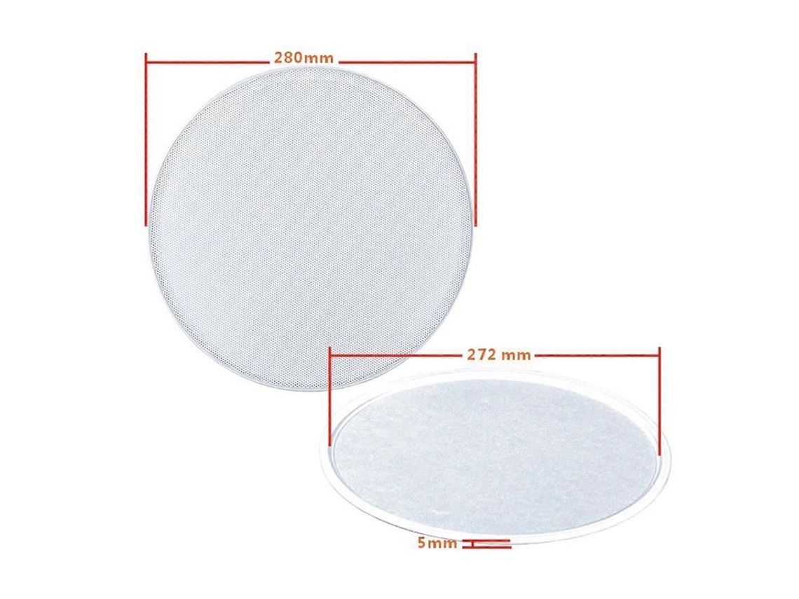 2026 grade Decorativa de Falação Redonda Mesh para Auto e Casa Subwoofer Base 6.5 Polegadas