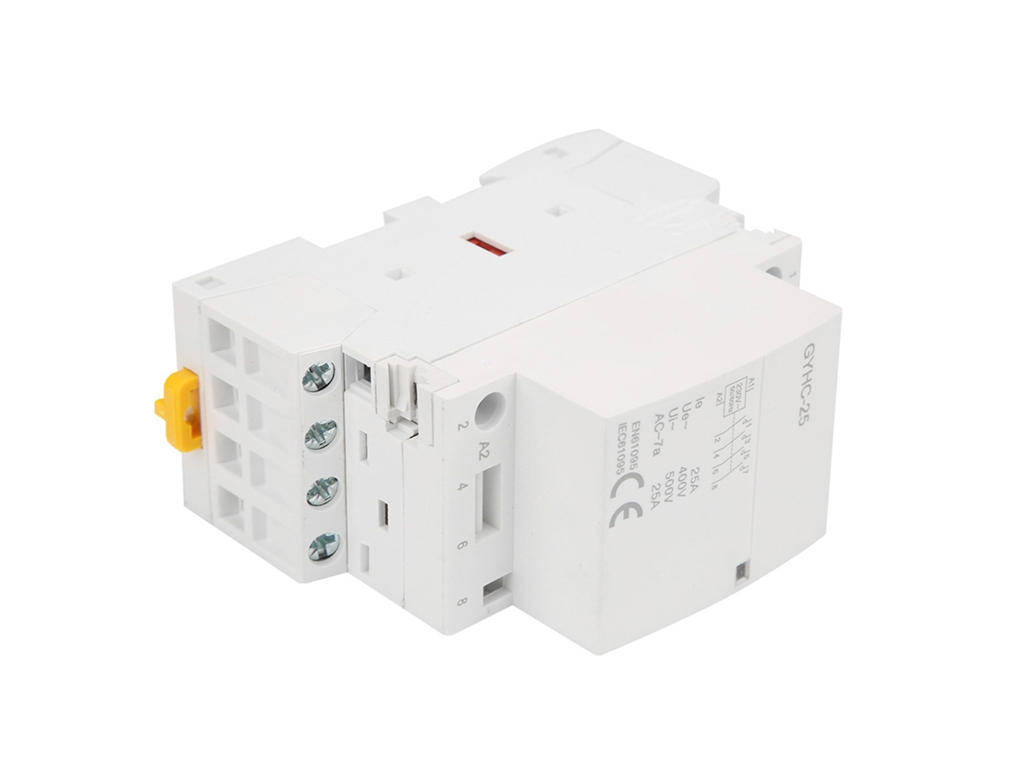 Laxiscreed Contactor De Ar Condicionado 4p 25a Para Uso Doméstico, Montagem Em Guia Din