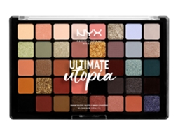 Nyx Pmu Ultimate Utopia Shadow Palette Ulti Sombra de Olhos Purpurina Luminoso Fosco Reflexo