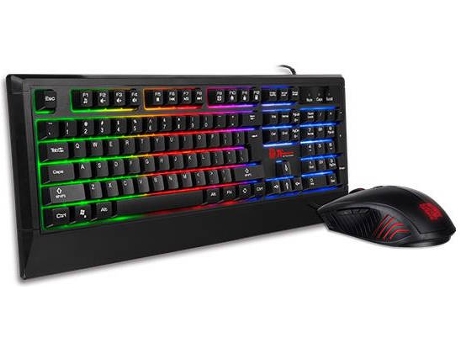 Teclado TT ESPORTS Challenger Combo (Com Cabo - Layout Alemão - Teclado Numérico)
