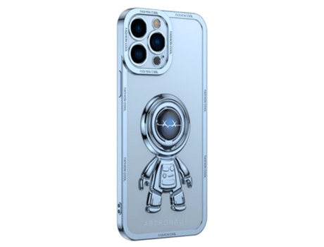 Suporte Casa Inch Relâmpago Para Iphone 13 Pro Yoobao Pele Sintética Azul