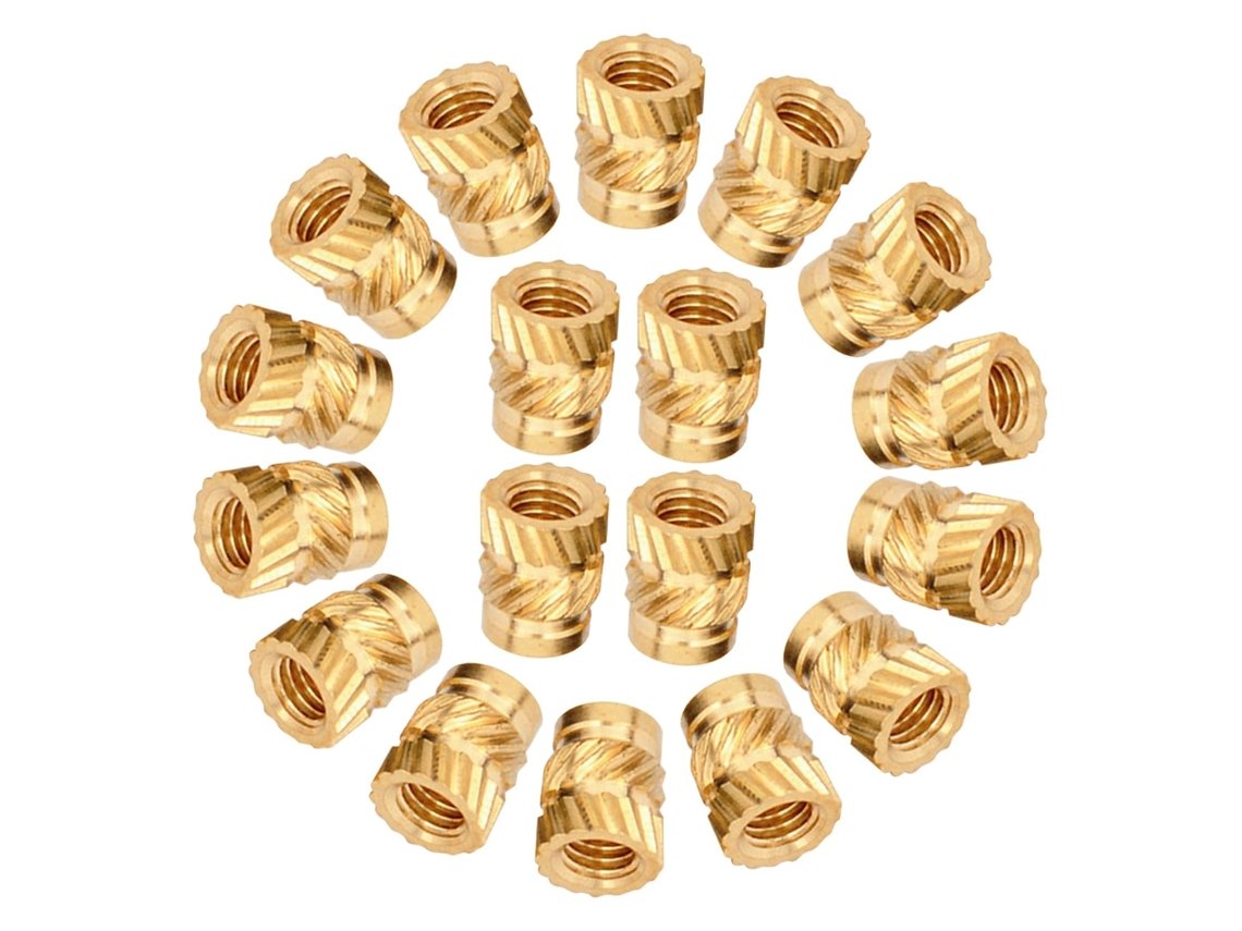 Insertos Roscados Para Impressoras 3d, Porcas De Latão Recartilhado
