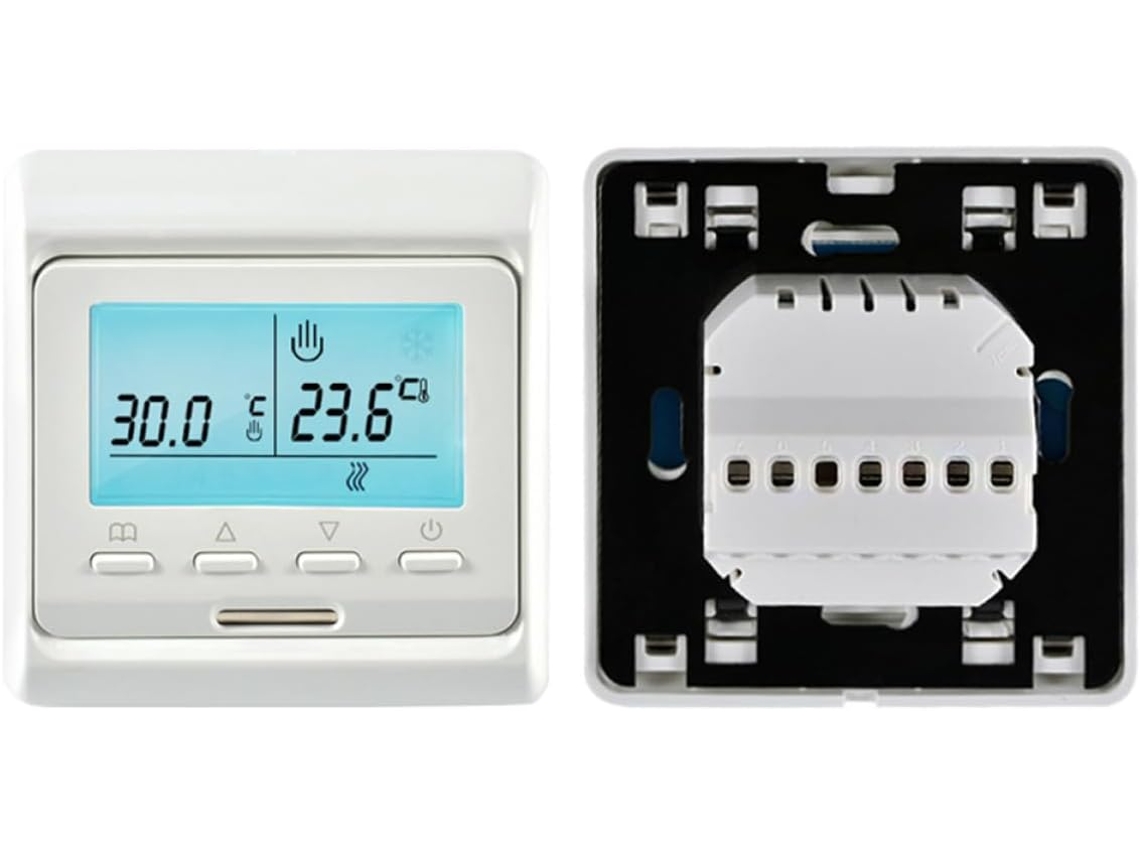Termostato Com Interruptor Para Aquecimento De Piso Radiante Com Programação Semanal. Gokoco