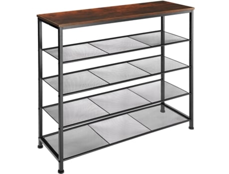Sapateira TECTAKE Estante TECTAKE Sheffield 100x30,5x93cm