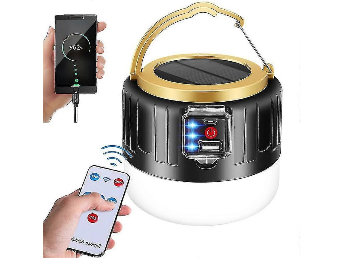 Lanterna Solar De Emergência Led Para Acampamento Com Controle Remoto, Luz Suspensa Para Barraca Para Uso Interno E Externo. Olysi Shop