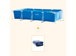 Intex Piscina Com Estrutura Retangular - 450x220x84 Cm - 2-peças S21257