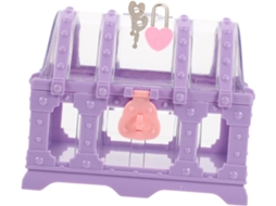 Baú Do Tesouro Vintage Para Meninos E Meninas Com Cadeado, Caixa Pequena Para Guardar Brinquedos