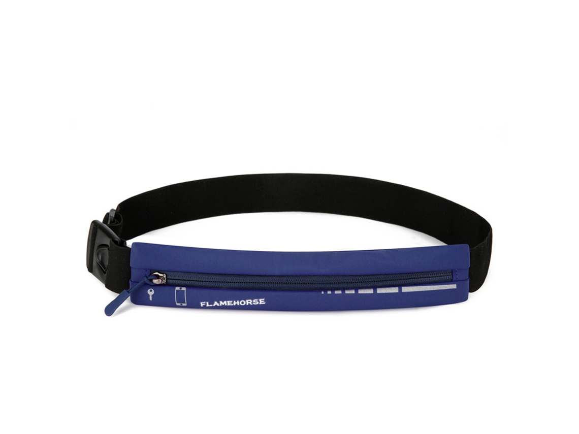 Cinto De Corrida Slim Flamehorse Para Homens E Mulheres Com Stripes Reflexivos E Suporte Para Celular