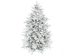 Árvore De Natal De 180 Cm De Altura Coberta De Neve Com Galhos Realistas E Base De Metal Dobrável.