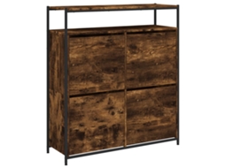 Sapateira com 4 Gavetas Articuladas Carvalho Fumado MAISON EXCLUSIVE (100x34x112 cm)