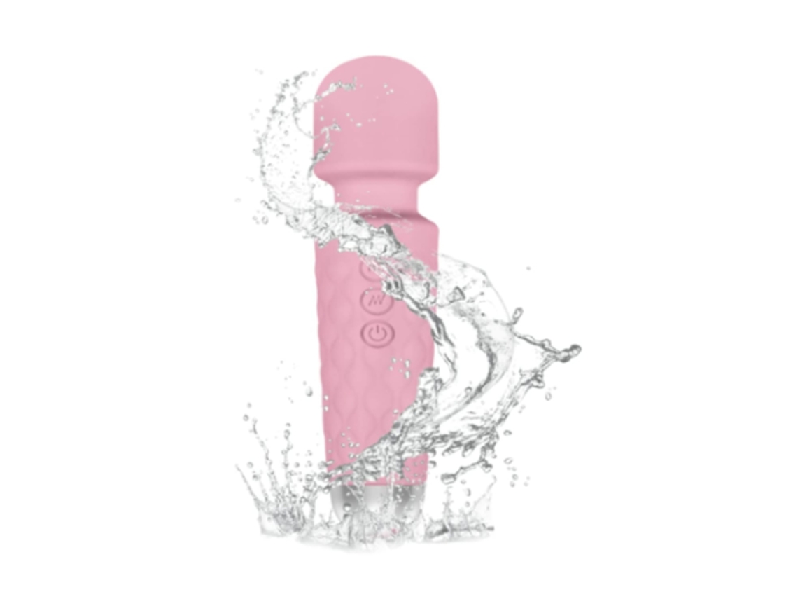 Atualizado Recarregável À Prova Dágua Portátil Costas Para Pescoço Ombro Costas Corpo Esportes Recuperação Dores Musculares, Rosa