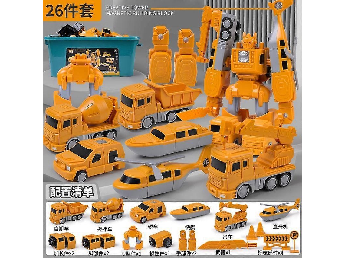 Carro De Brinquedo Montado Com Engenharia De Transformação Magnética Aquaforge