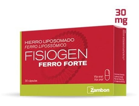 Suplemento Alimentar Fisiogen Ferro Forte 30 Cápsulas