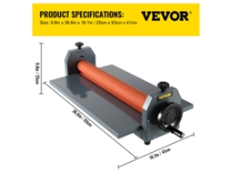 Laminador Manual de Rolo Vevo 750Mm Máquina de Laminação para Montagem de Filme Fotográfico de Vinil VEVOR