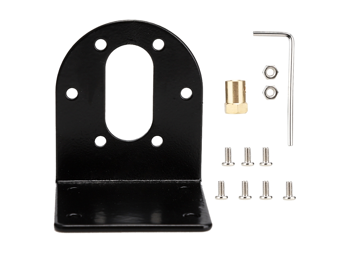 Suporte De Metal Pesado (apoio Motor, Acoplamento 6mm)