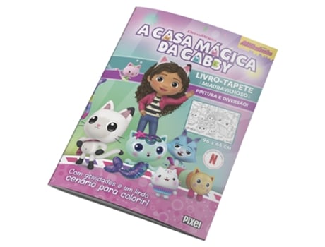 Livro A Casa Mágica Da Gabby Livro-tapete Miauravilhoso! De Dreamworks (português Do Brasil)