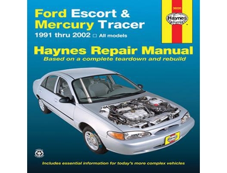 Livro Ford Escort Mercury Tracer Haynes Repair Manual de Jj Haynes (Inglês)
