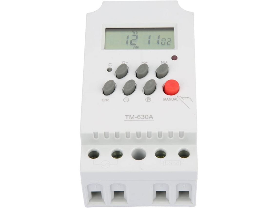 Temporizador Programável 12v Dc Para 220v Ac 17 Configurações De Liga