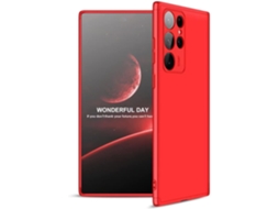 Conjunto de Películas de Ecrã Ultra Proteção para Samsung Galaxy S22 Ultra HONGWE. Vermelho (2un)