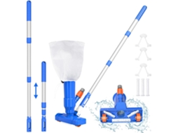 Kit De Aspirador De Pó Para Piscinas Infláveis Com Escova E Haste