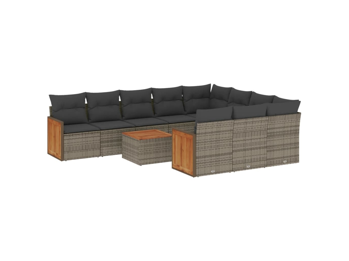 Garden Sofa Set, Garden Sofa Sets Vidaxl Cinzeto Rattan / Vime (n/a)