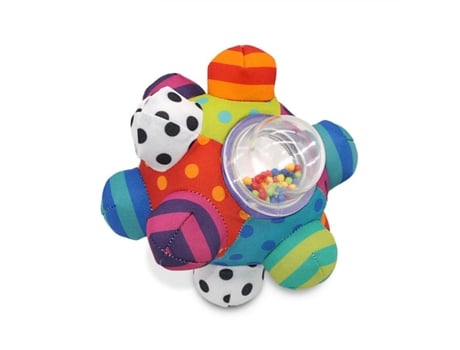 Choque de Mão de Pelúcia Macia para Bebê Recém-Nascido Chocalhos de Pelúcia Brinquedos de Mão Agitador para Bebês 3 6 9 12 Meses LUGA