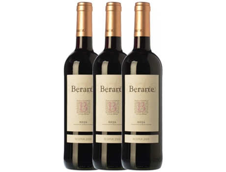 Vinho BERARTE Berarte Tempranillo Rioja Reserva (0.75 L - 3 unidades)