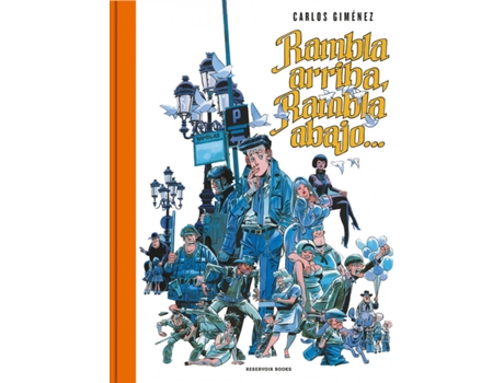Livro Rambla Arriba, Rambla Abajo... de Carlos Giménez (Espanhol)