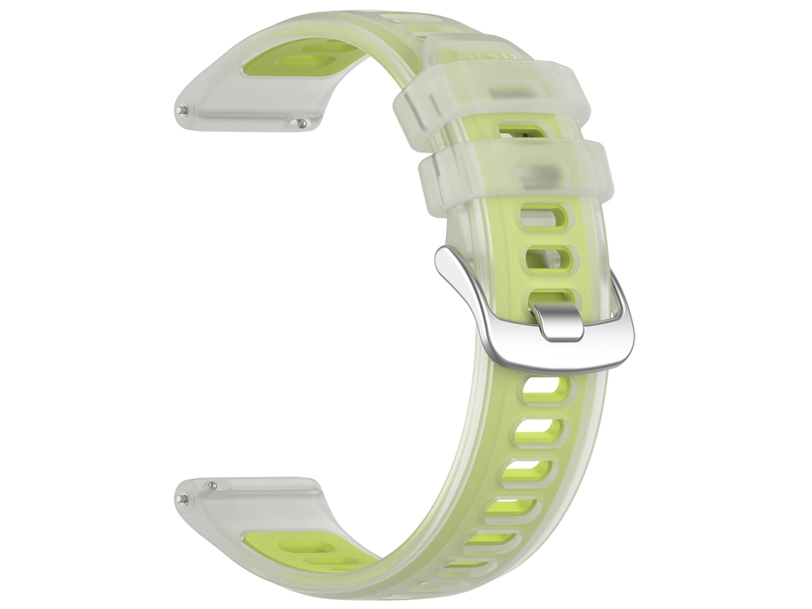 Bracelete Para Garmin Forerunner 570 42mm (20mm) Lima Transparente Cuich