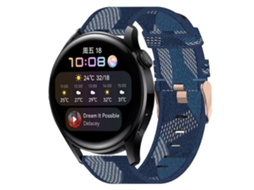 Pulseira De Nylon Trançado De 22 Mm Para Huawei Watch 3