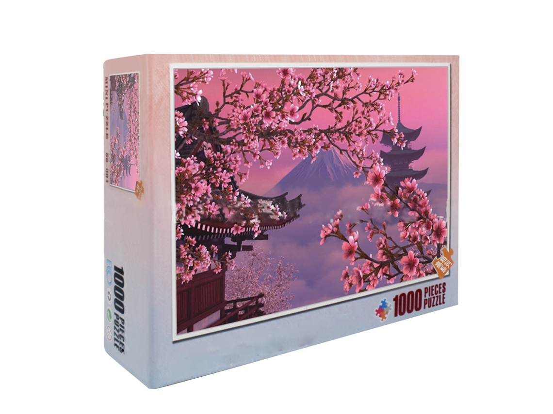 Quebra-cabeça De Sakura 1000 Peças Desafio Para Adultos E Crianças Diy Brinquedo