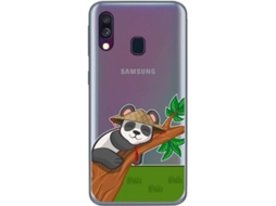 Capa Samsung Galaxy A40 TUMUNDOSMARTPHONE Panda Multicor