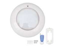 Lâmpada de piscina LED RGB 12V 18W IP68 controle remoto 7 cores 2 modos S/MARCA