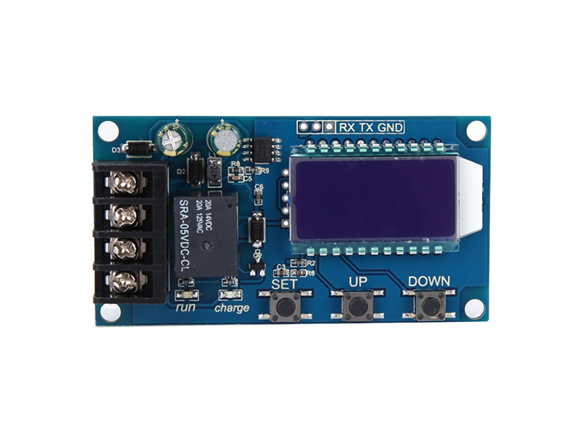 Laxiscreed Módulo De Proteção De Bateria Com Display Lcd Para 6-60v