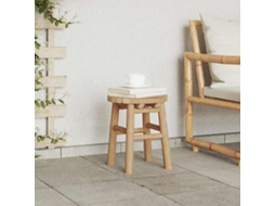 Vidaxl Banqueta Bambu Natural 30 X 30 X 36 Cm Bambu