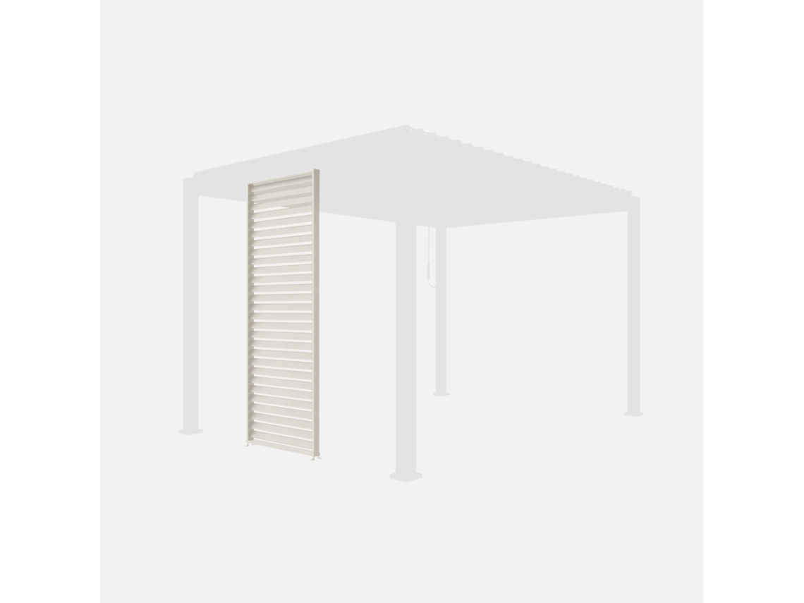 Persianas De Alumínio Para Pérgola Triomphe, 100cm, Beige