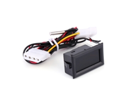 Termômetro Digital Dc 5v 25v 50°c 70°c, Sonda Pc Car, Azul, Cor Conforme Produto Luz Dourada