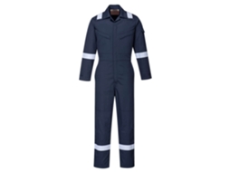 Macacão Feminino Bizflame Plus 350g – Macacão Retardador De Chamas Com Ajuste Feminino Azul Marinho / P