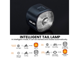 Gl09s Rgbgiyo Lanterna Traseira Inteligente Sensor Freio Rgb Ipx Flash Usb Segurança Ciclismo Noturno Mtb Ar Livre
