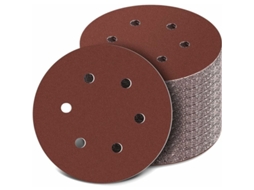 Lixa De 150 Mm, 100 Peças De Lixa, Tamanho De Grão 40 800, Ideal Para Lixar, Polir E Remover Ferrugem Slowmoose (6 Furos)