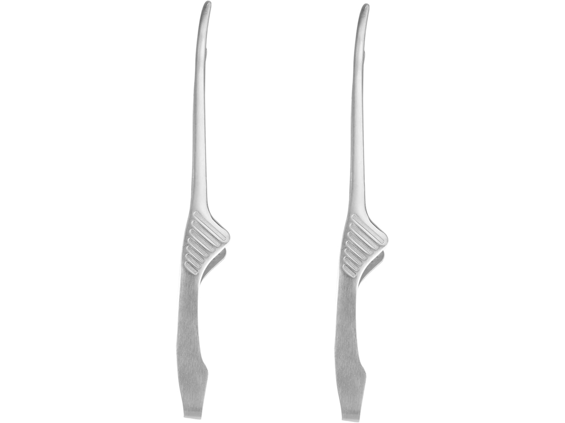 Pinças Para Churrasco Yarnow De Aço Inoxidável 2 Peças, Resistentes Ao Calor E À Ferrugem, Utensílios De Cozinha E Para