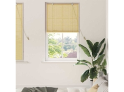 Vidaxl Estores De Rolo Natura 80 X 160 Cm Bambu