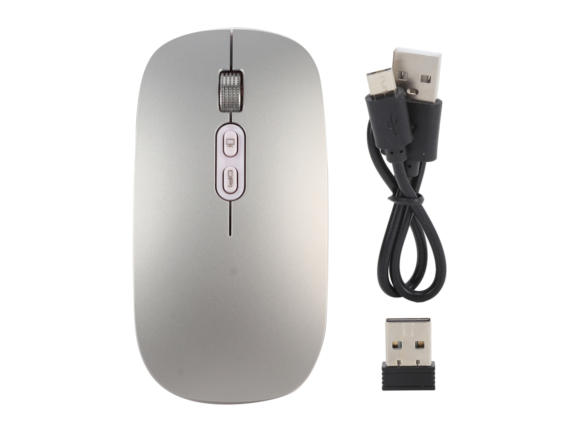 Aetheria mouse Sem Fio Bluetooth/2.4ghz Óptico Silencioso 1600dpi Bateria Recarregável para Computadores