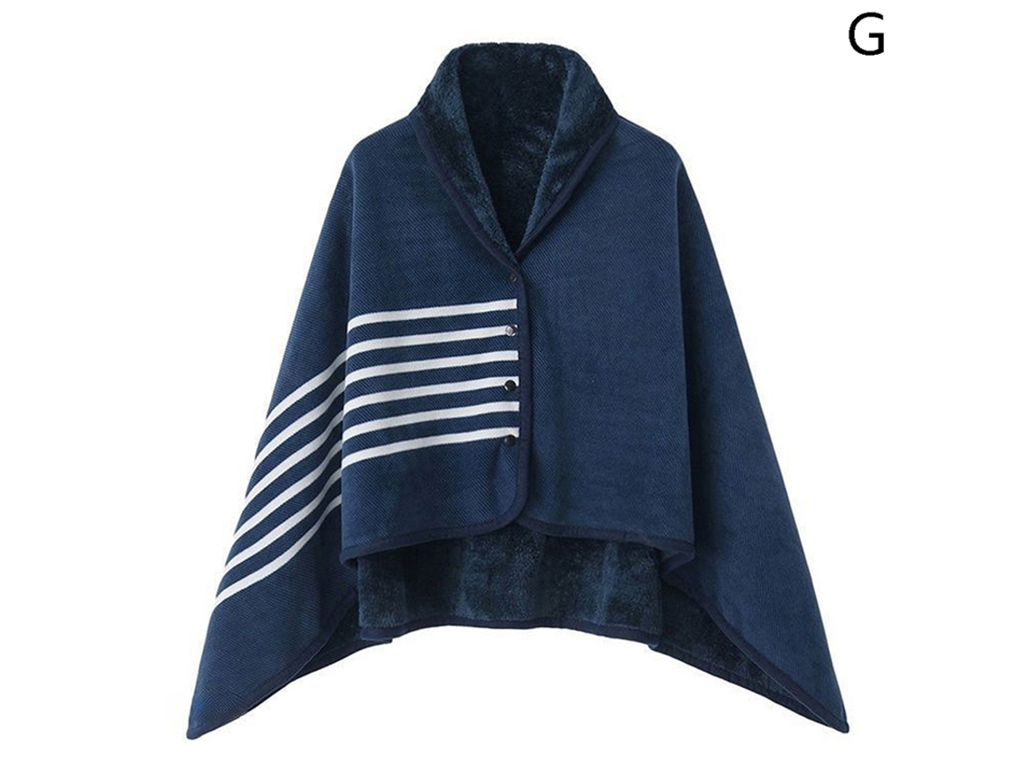 Cobertor De Lã Xadrez Portátil, Mantas Quentes De Inverno, Cobertores Grossos-aquaforge