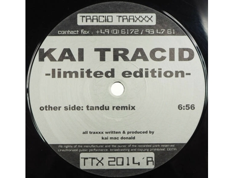 Vinil Destinys Path Tandu Remix Tracid Traxxx