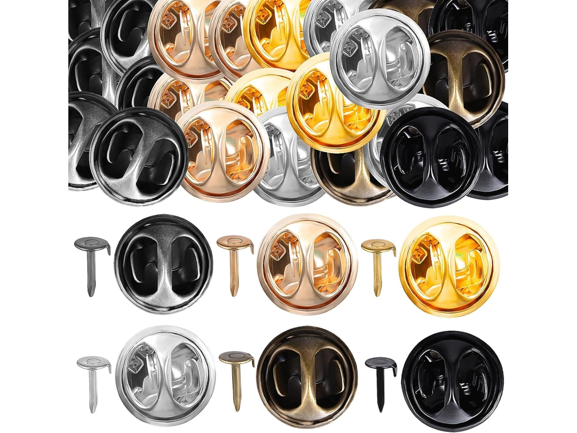 Conjunto de 120 pinos de metal Gravata e Alfinetes para joias Amosfun