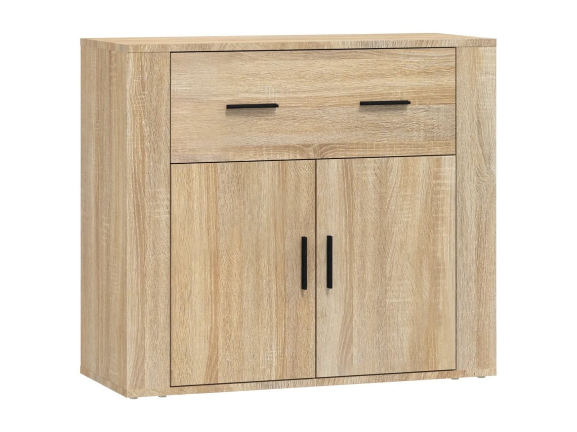 Aparador Madeira Processada Cor Carvalho Sonoma MAISON EXCLUSIVE (80x33x70 cm)