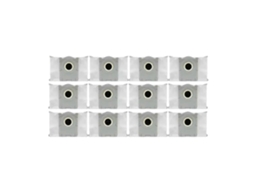 12 Pcs Dust Bags For Ecovacs T50 Pro Omni / T50 Omni Accessories Replacement Trash Bags